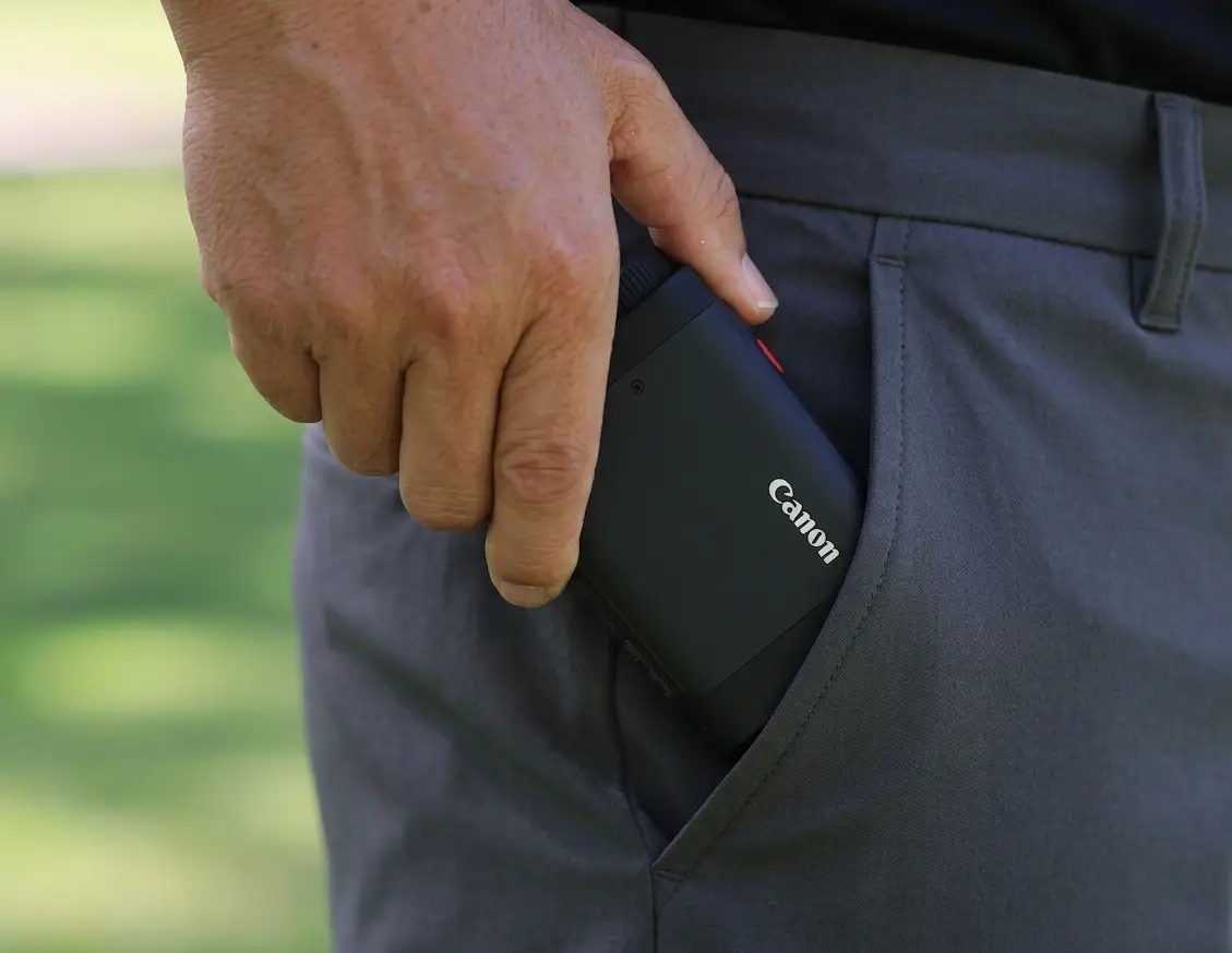 Viseur électronique Canon PowerShot Golf, affichage distance et slope